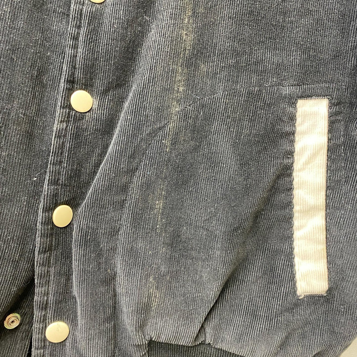 【中古】A BATHING APE | アベイシングエイプ GENERAL CORDUROY VARSITY スタジャン ブラック サイズ：M【加古川店】