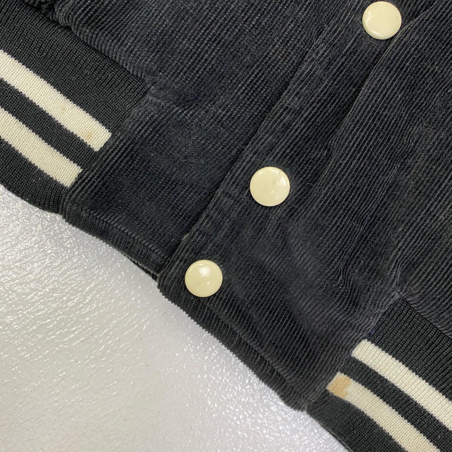 【中古】A BATHING APE | アベイシングエイプ GENERAL CORDUROY VARSITY スタジャン ブラック サイズ：M【加古川店】