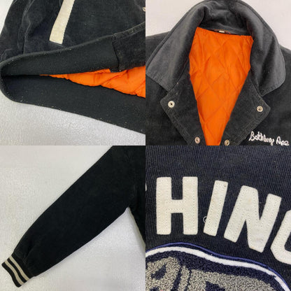 【中古】A BATHING APE | アベイシングエイプ GENERAL CORDUROY VARSITY スタジャン ブラック サイズ：M【加古川店】