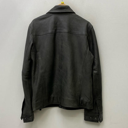 【中古】 スナップボタン レザージャケット レザー ブラック【加古川店】