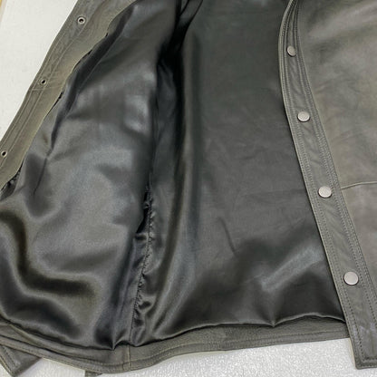 【中古】 スナップボタン レザージャケット レザー ブラック【加古川店】
