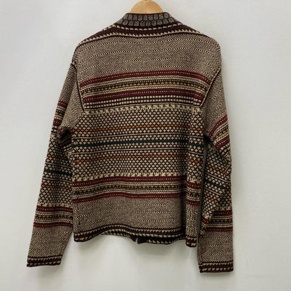 【中古】POLO SPORT RALPH LAUREN | ポロスポーツラルフローレン ｼﾙｸ混総柄ジップアップニット ニット サイズ：L【加古川店】