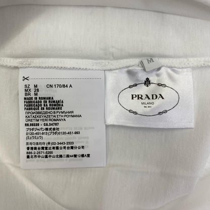 【中古】PRADA | プラダ 半袖Ｔシャツ DNA604 ホワイト サイズ：M【加古川店】