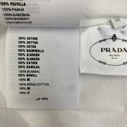 【中古】PRADA | プラダ 半袖Ｔシャツ DNA604 ホワイト サイズ：M【加古川店】