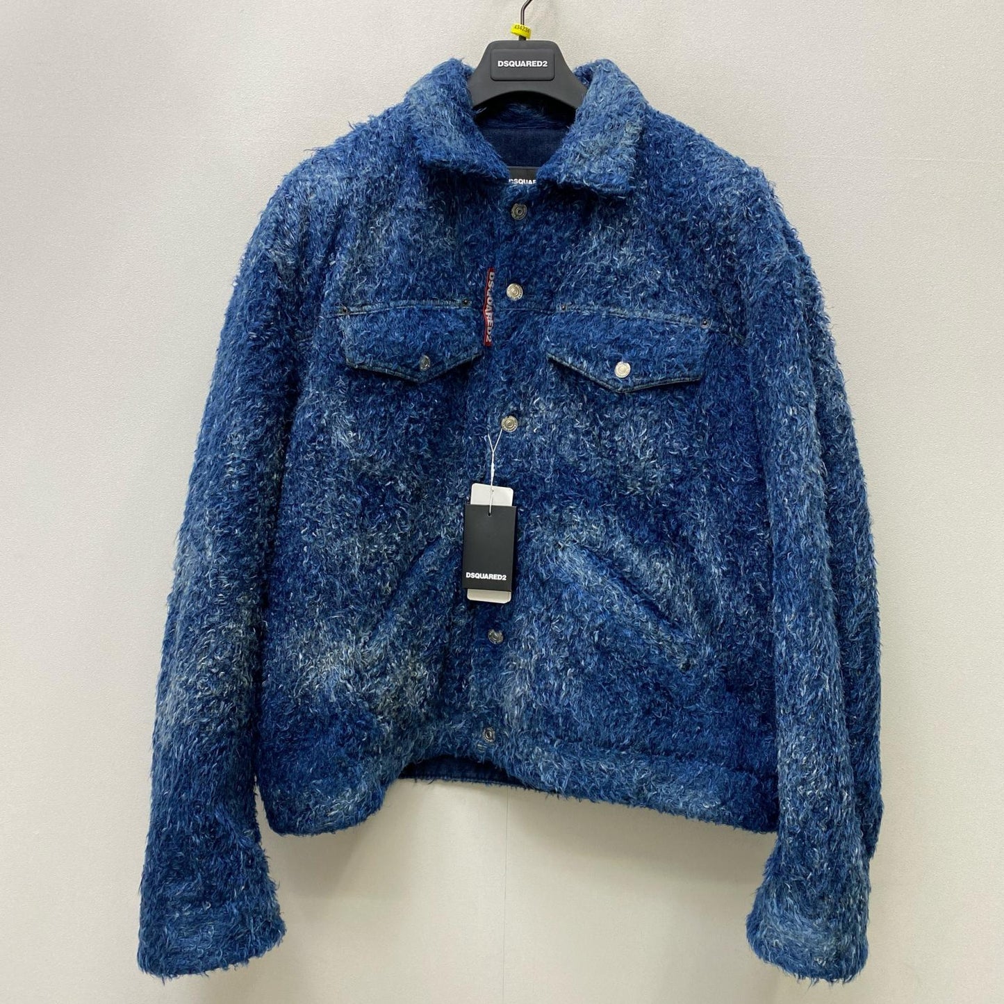 【中古】DSQUARED2 | ディースクエアード Furry Denim Over Jacket 国内正規品 その他アウター s72am1063 d30001 ブルー サイズ：36【加古川店】