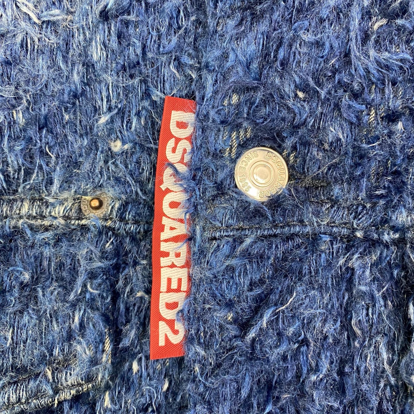 【中古】DSQUARED2 | ディースクエアード Furry Denim Over Jacket 国内正規品 その他アウター s72am1063 d30001 ブルー サイズ：36【加古川店】