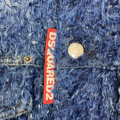 【中古】DSQUARED2 | ディースクエアード Furry Denim Over Jacket 国内正規品 その他アウター s72am1063 d30001 ブルー サイズ：36【加古川店】