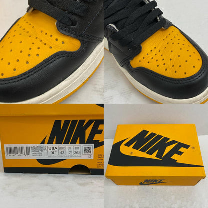 【中古】NIKE | ナイキ Air Jordan 1 Retro High OG 'Taxi' スニーカー 555088-711 イエロー 26.5cm【加古川店】