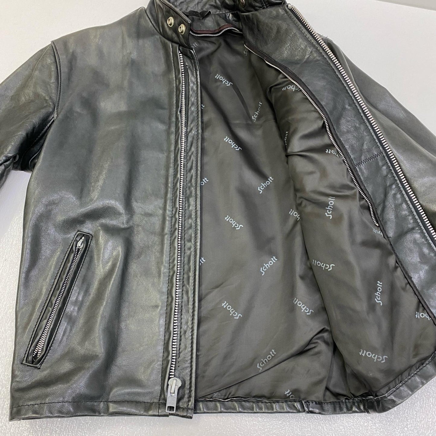 【中古】schott | ショット SINGLE RIDERS レザー 1874 ブラック サイズ：36【加古川店】