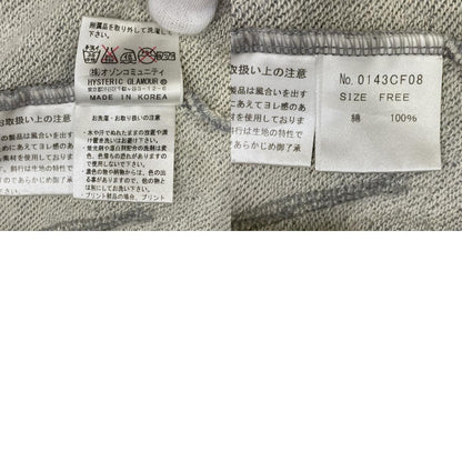 【中古】HYSTERIC GLAMOUR | ヒステリックグラマー L's パーカー 0143CF08 グレー サイズ：FreeSize【加古川店】