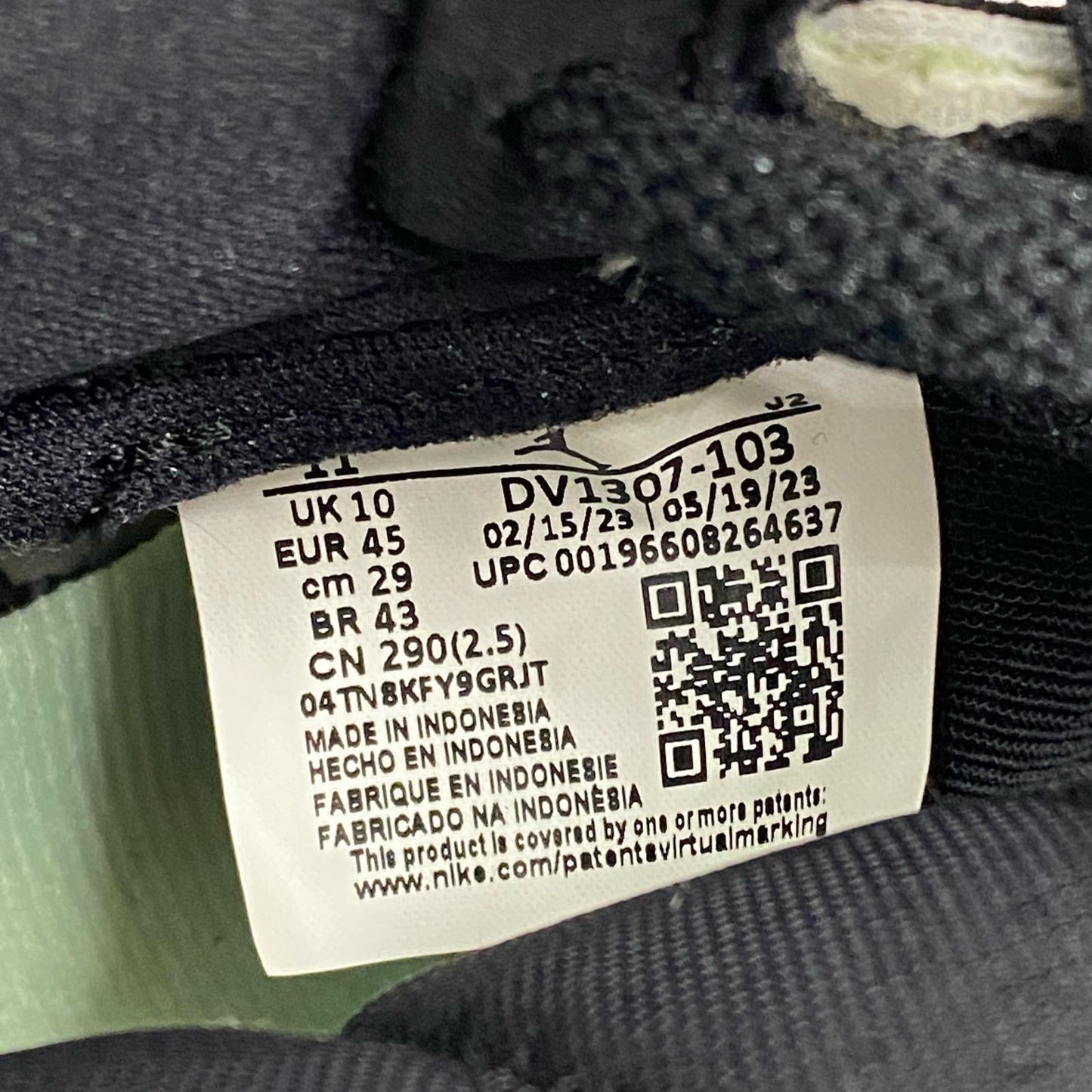 【中古】NIKE | ナイキ AIR JORDAN 1 ZOOM CMFT 2 'Vapor Green' スニーカー DV1307-103 ライトグリーン 29cm【加古川店】