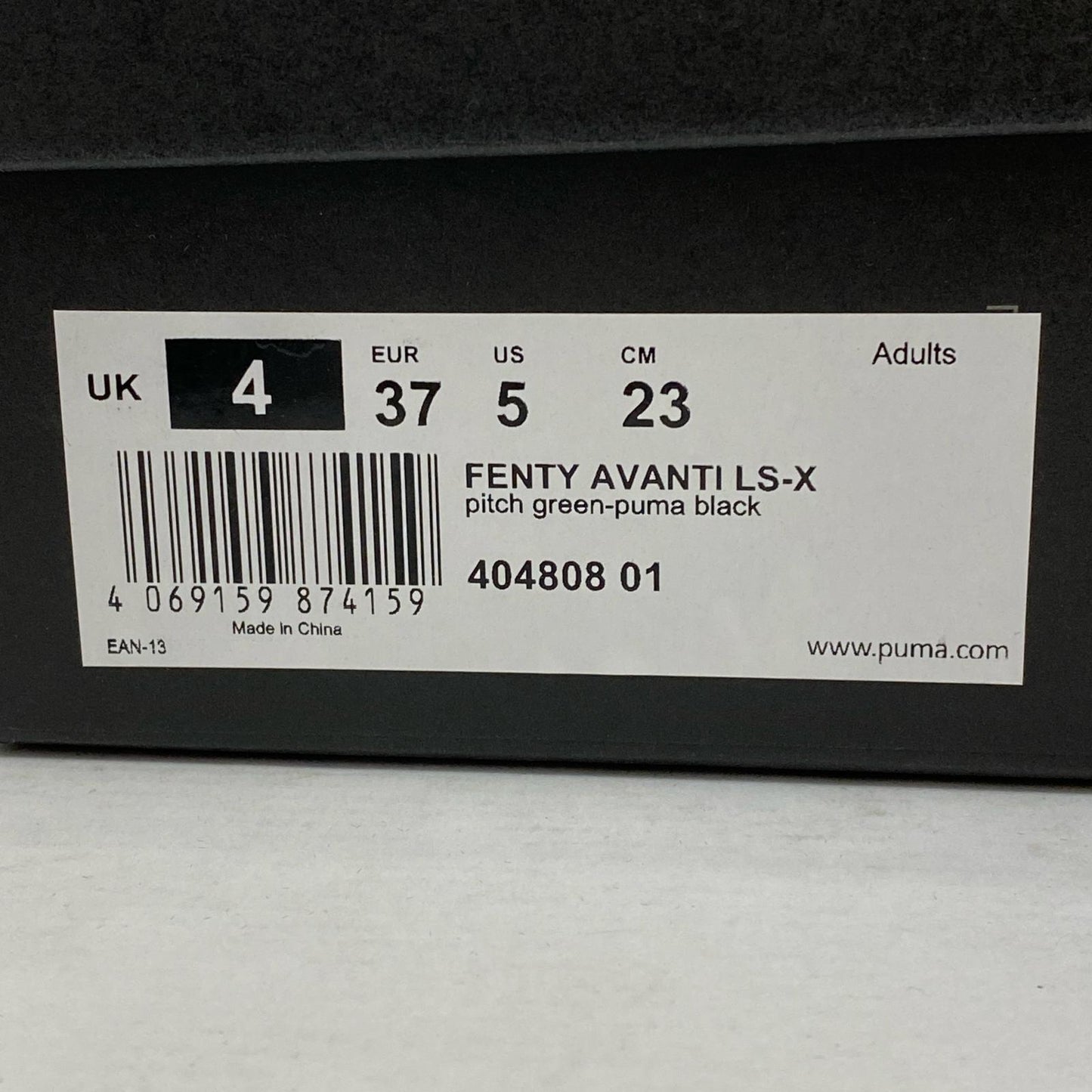 【中古】PUMA | プーマ Fenty x Puma Avanti LS-X 'Pitch Green/Black' スニーカー 404808-01 ライトグリーン 23cm【加古川店】