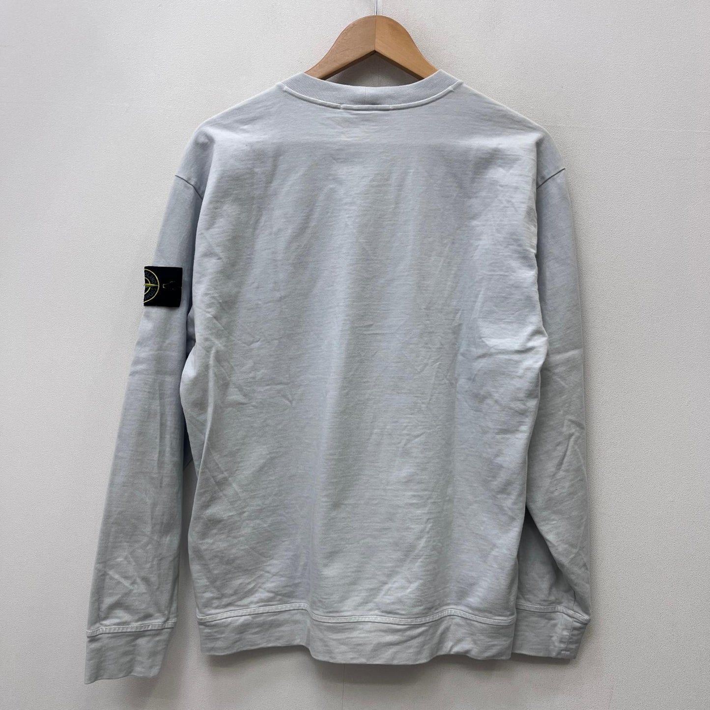 【中古】STONE ISLAND | ストーンアイランド HEAVY COTTON JERSEY スウェット K1S156100043 グレー サイズ：M【加古川店】