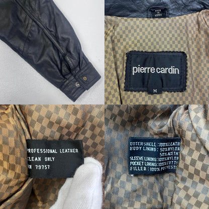 【中古】 ブランド名:pierre cardin レザー ブラック サイズ：M【加古川店】