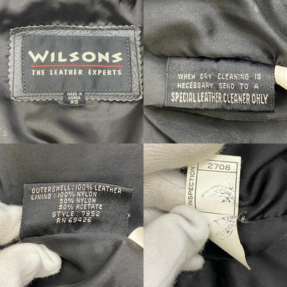 【中古】 wilsons leather レザー ブラック サイズ：XS【加古川店】