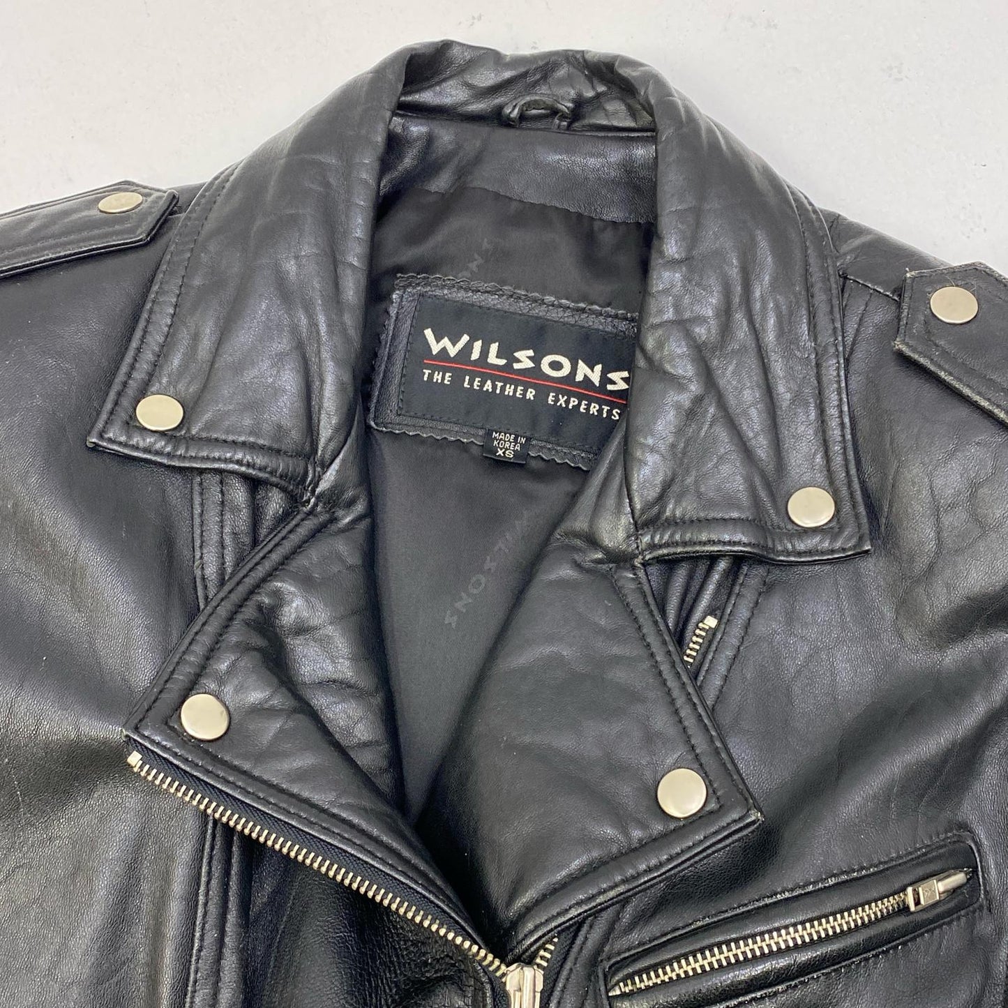 【中古】 wilsons leather レザー ブラック サイズ：XS【加古川店】
