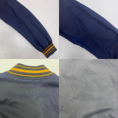 【中古】RRL(RALPH LAUREN) | ダブルアールエルラルフローレン varsity jacket ブルゾン 0200011466 ダークネイビー サイズ：S【加古川店】