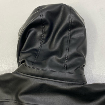 【中古】ALPHA | アルファ LEATHERETTE MA-1 レザー TA1658-001 ブラック サイズ：M【加古川店】
