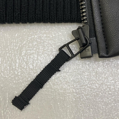 【中古】ALPHA | アルファ LEATHERETTE MA-1 レザー TA1658-001 ブラック サイズ：M【加古川店】