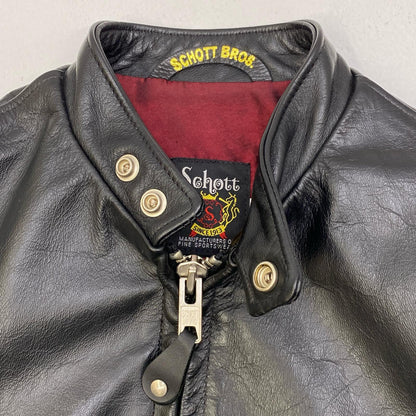 【中古】schott | ショット 641XX 60s STAND RIDERS レザー 7009 ブラック サイズ：32【加古川店】