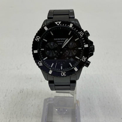 【中古】Emporio Armani | エンポリオ・アルマーニ CERAMICA 腕時計 AR-70010 ブラック【加古川店】