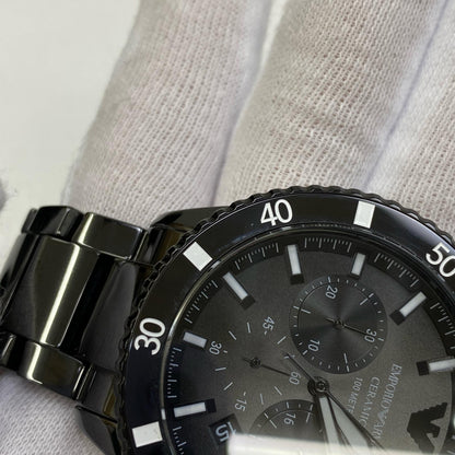 【中古】Emporio Armani | エンポリオ・アルマーニ CERAMICA 腕時計 AR-70010 ブラック【加古川店】