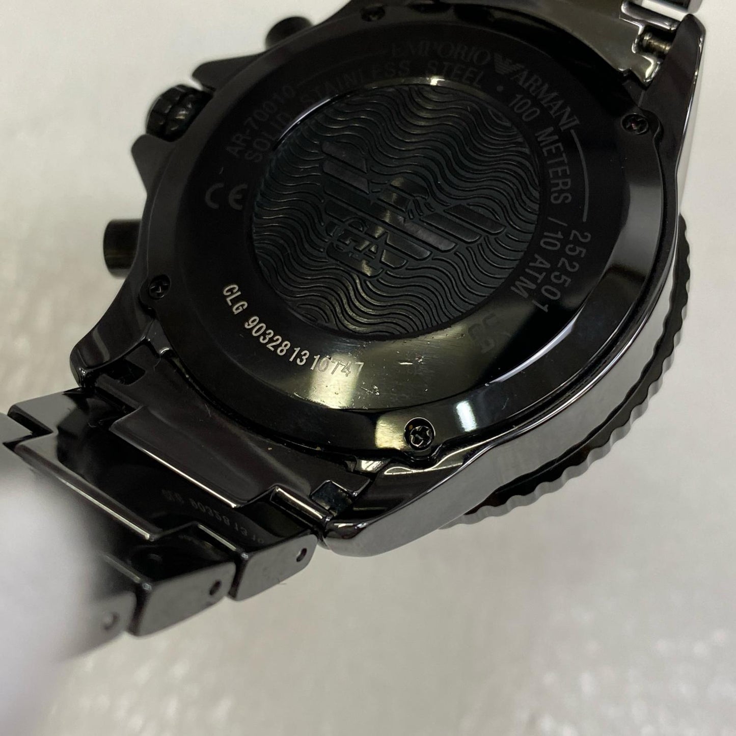 【中古】Emporio Armani | エンポリオ・アルマーニ CERAMICA 腕時計 AR-70010 ブラック【加古川店】