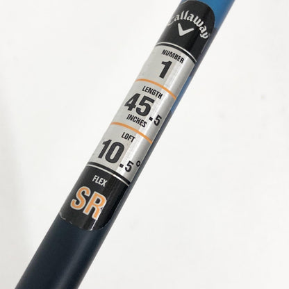 【中古】【ゴルフ用品】 Callaway | キャロウェイ シャフト長(in):約45.5inch PARADYM(2023) 1W 10.5° VENTUS TR 5-SR 45.5インチ フレックスSR ヘッドカバー付【加古川店】