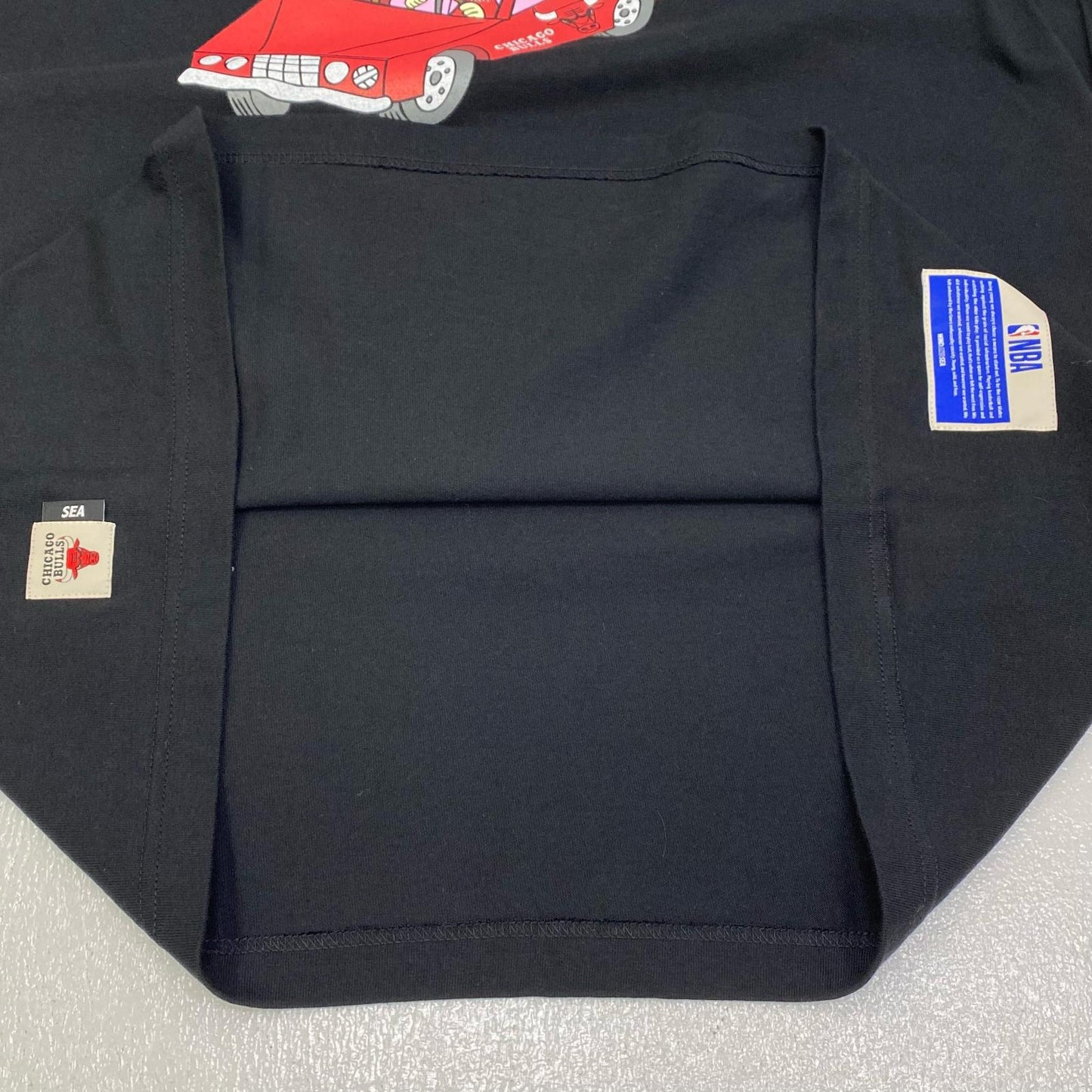 【中古】WIND AND SEA | ウィンダンシーウインダンシー PARAPPA×Bulls L/STee 長袖Ｔシャツ ブラック【加古川店】
