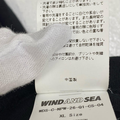 【中古】WIND AND SEA | ウィンダンシーウインダンシー PARAPPA×Bulls L/STee 長袖Ｔシャツ ブラック【加古川店】