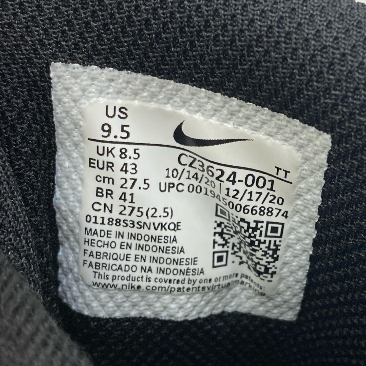 【中古】NIKE | ナイキ Air Max 95 NRG Lebron スニーカー CZ3624-001 パープル 27.5cm【加古川店】
