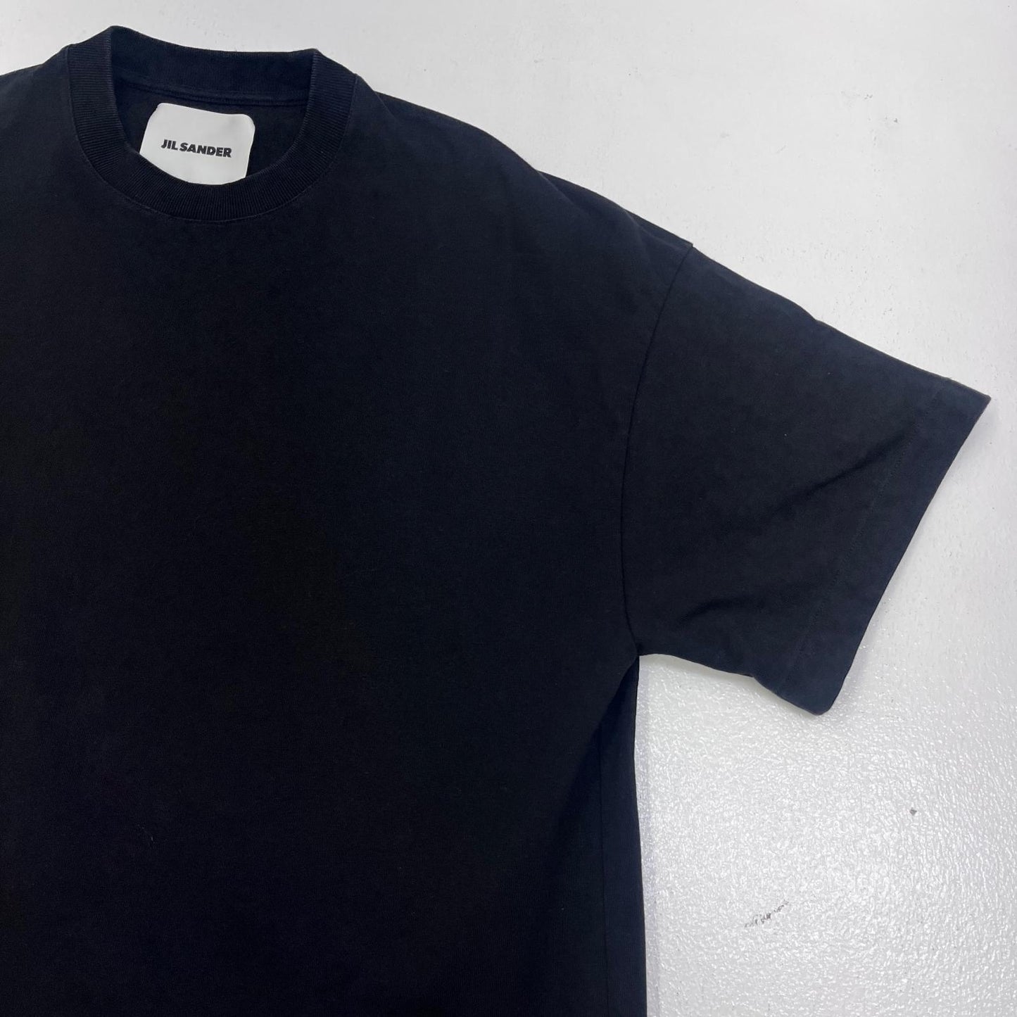 【中古】JIL SANDER | ジルサンダー Crewneck T-Shirt 半袖Ｔシャツ J22GC0119 J20035 ブラック サイズ：L【加古川店】