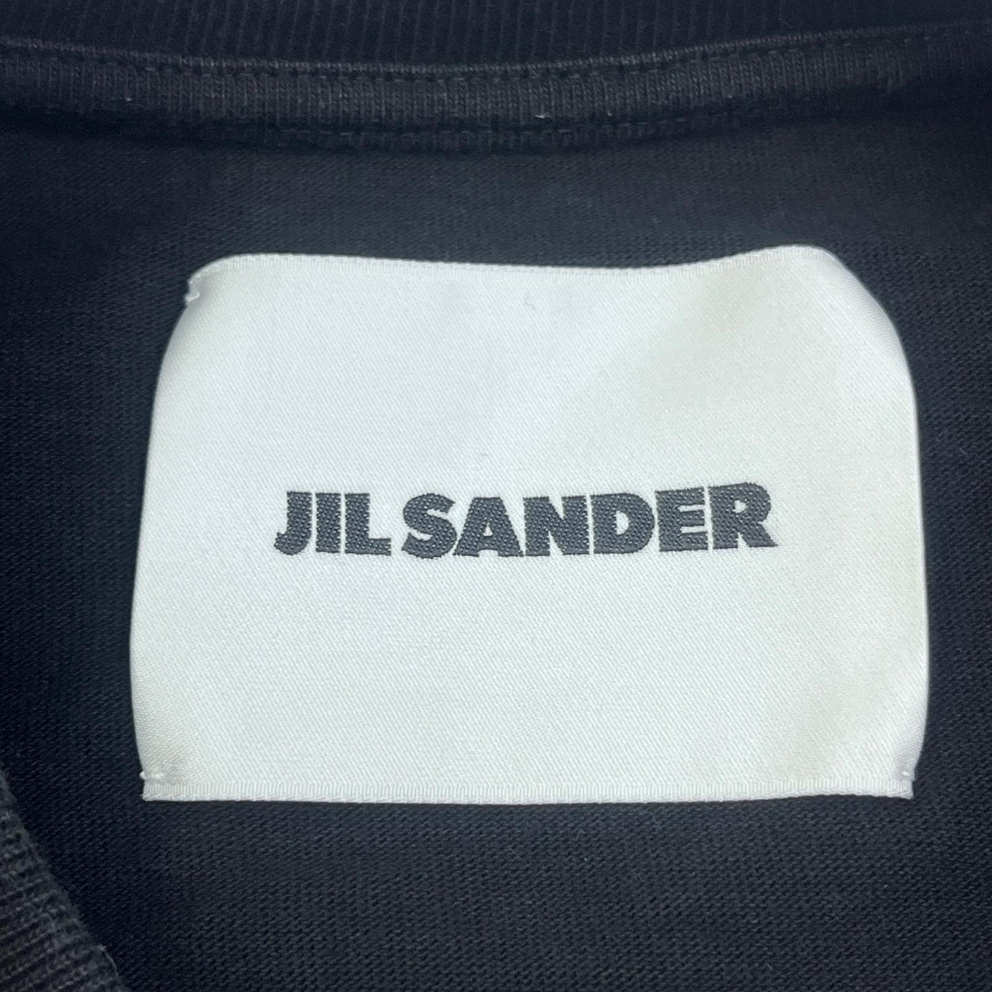 【中古】JIL SANDER | ジルサンダー Crewneck T-Shirt 半袖Ｔシャツ J22GC0119 J20035 ブラック サイズ：L【加古川店】
