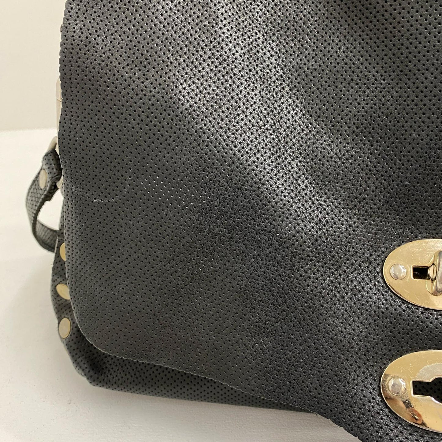 【中古】ZANELLATO | ザネラート POSTINA ANNI50 ショルダーバッグ ブラック【加古川店】