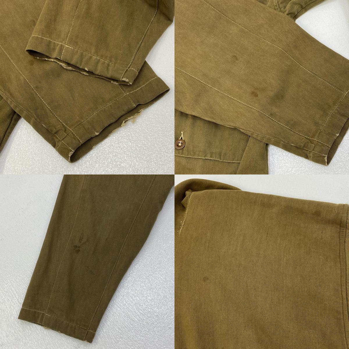 【中古】MILITARY衣料 | ミリタリーイリョウ British Army:Green Denim Smock ミリタリージャケット カーキ【加古川店】