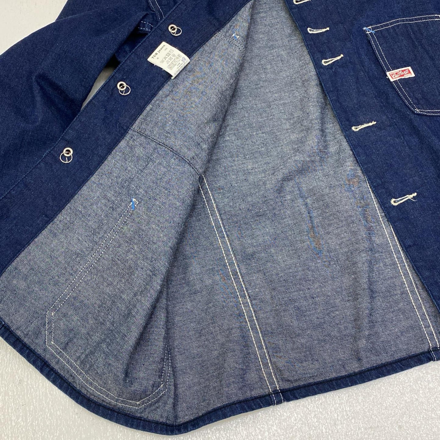 【中古】TCB JEANS | ティーシービ Cathartt Chore Coat 10oz カバーオール インディゴ【加古川店】