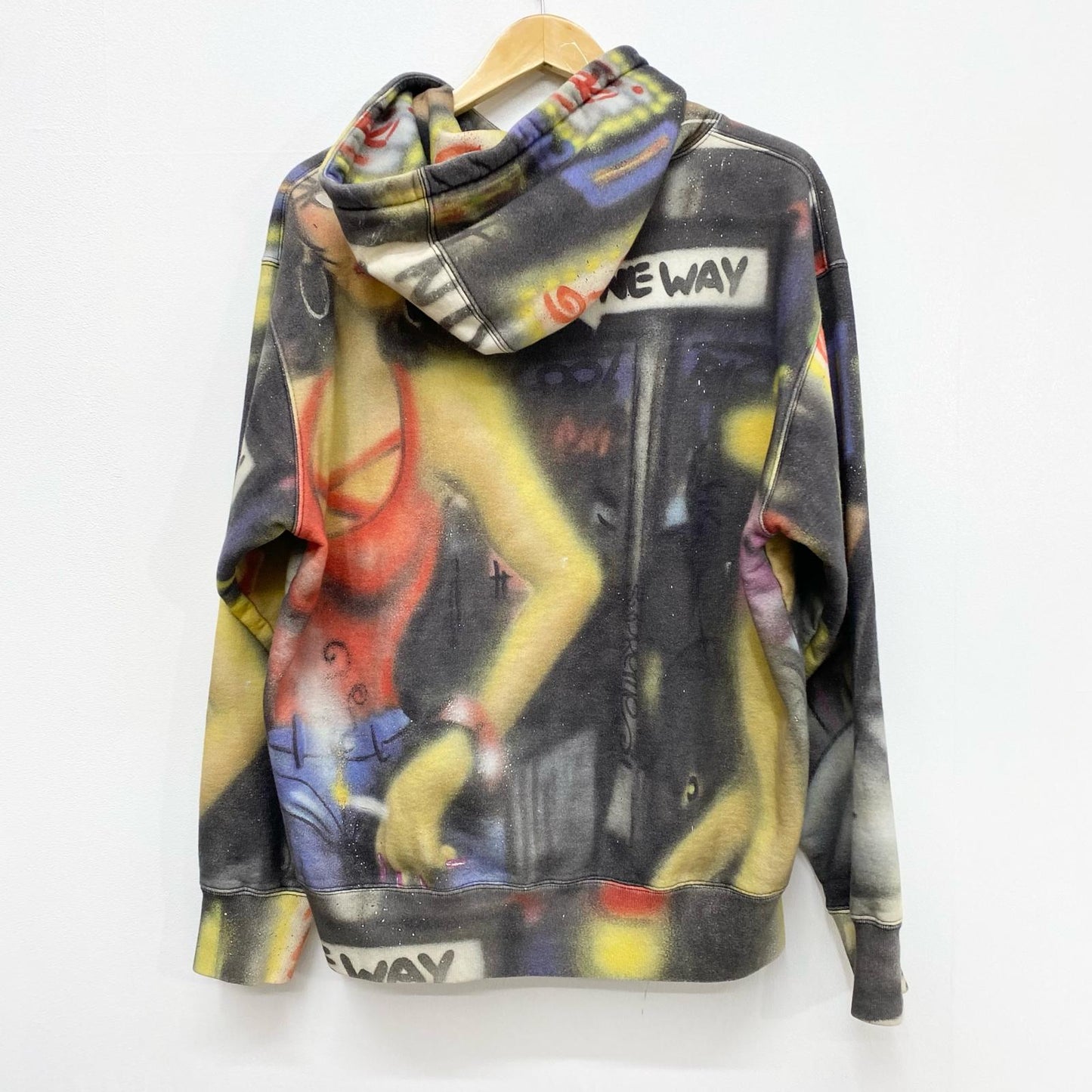 Supreme | シュプリーム ×LADY PINK プルオーバーパーカー 総柄 Mサイズ 21AW パーカー サイズ：M