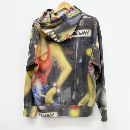 Supreme | シュプリーム ×LADY PINK プルオーバーパーカー 総柄 Mサイズ 21AW パーカー サイズ：M
