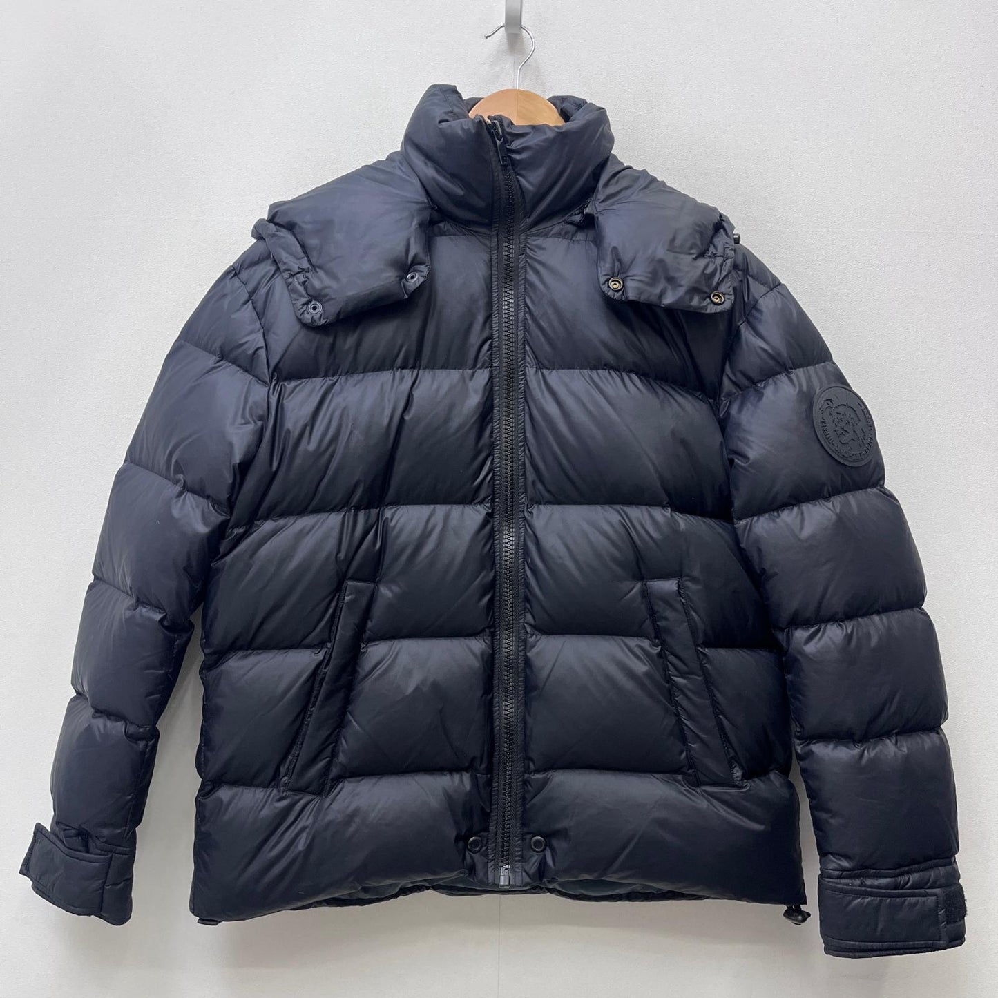 【中古】DIESEL | ディーゼル ブレイブマンロゴ ダウンジャケット ブラック サイズ：M【加古川店】