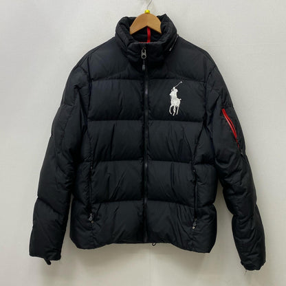 【中古】POLO RALPH LAUREN | ポロ・ラルフローレン BIG PONY DOWN JACKET ダウンジャケット ブラック サイズ：L【加古川店】
