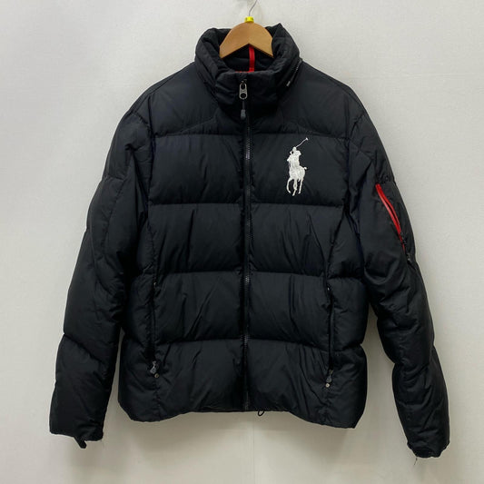 【中古】POLO RALPH LAUREN | ポロ・ラルフローレン BIG PONY DOWN JACKET ダウンジャケット ブラック サイズ：L【加古川店】