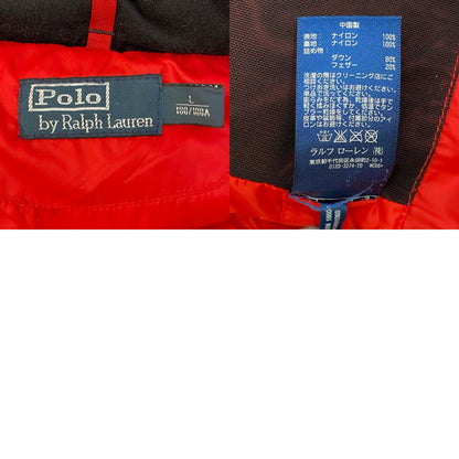 【中古】POLO RALPH LAUREN | ポロ・ラルフローレン BIG PONY DOWN JACKET ダウンジャケット ブラック サイズ：L【加古川店】