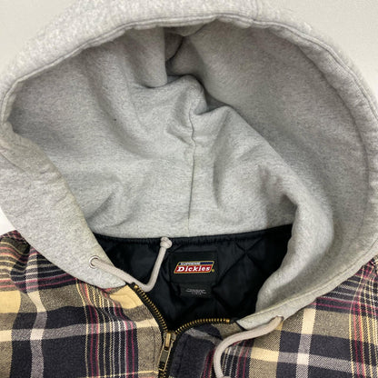 Supreme | シュプリーム Dickies Plaid Hooded Zip Up Shirt 中綿ジャケット チェック柄 Lサイズ 23AW 中綿ジャケット サイズ：L