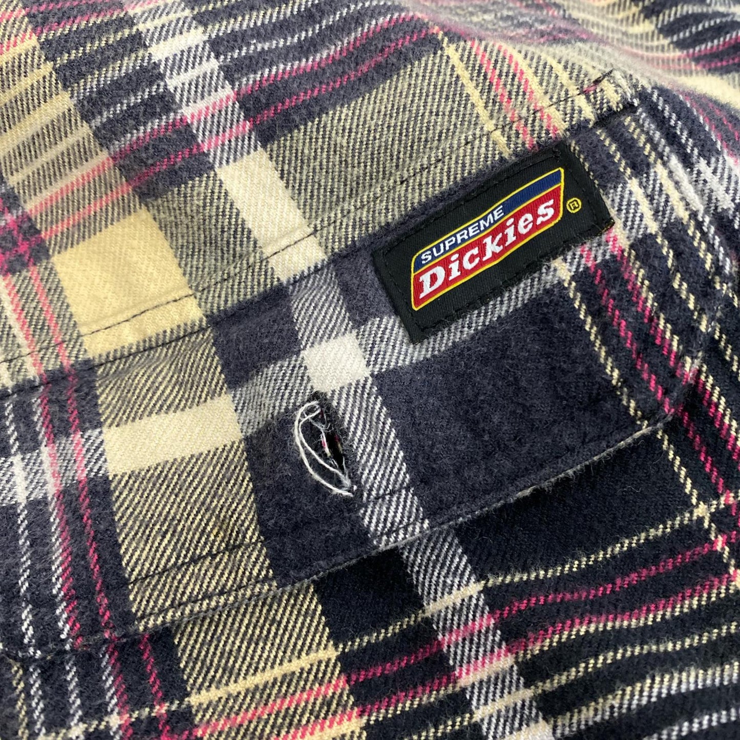 Supreme | シュプリーム Dickies Plaid Hooded Zip Up Shirt 中綿ジャケット チェック柄 Lサイズ 23AW 中綿ジャケット サイズ：L