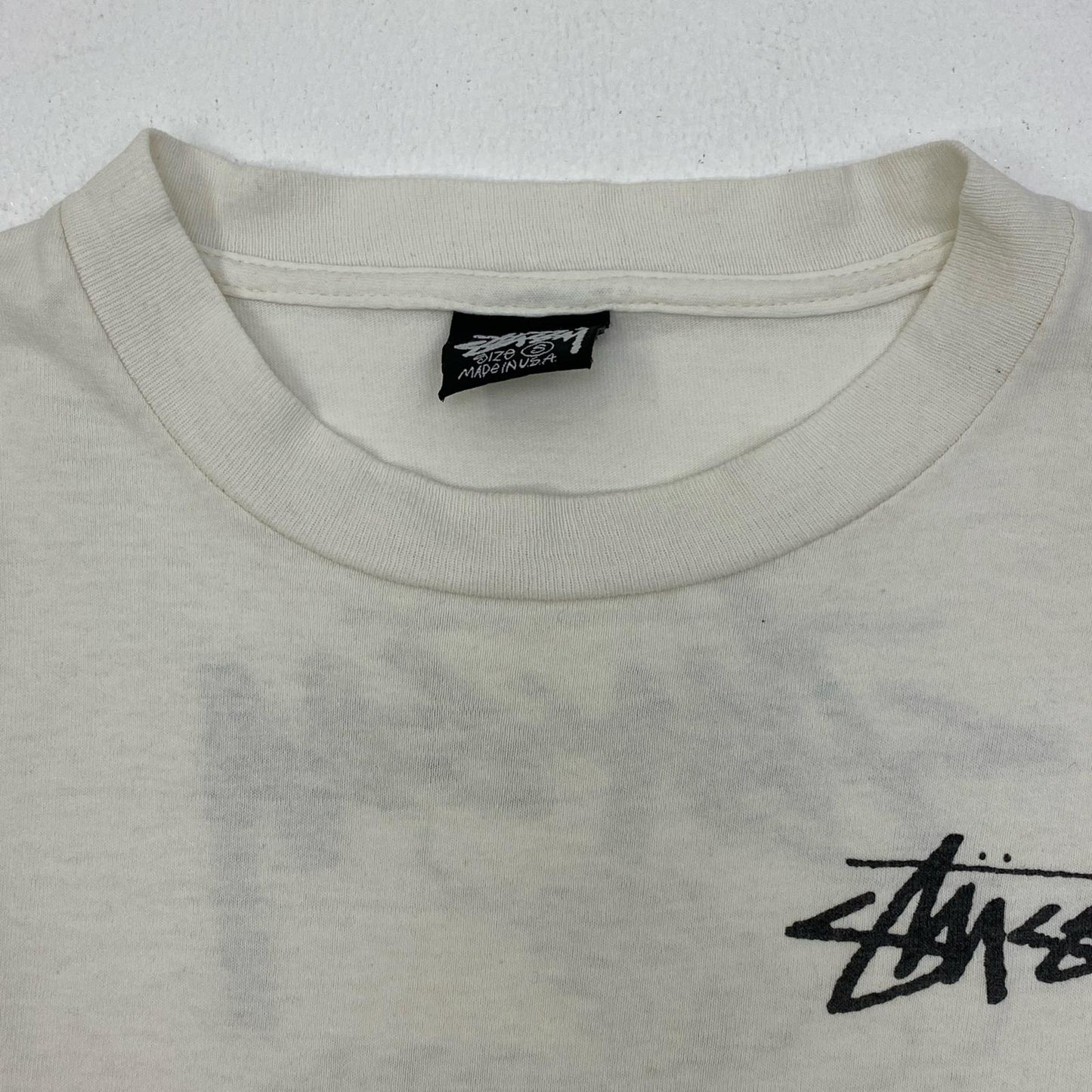 【中古】STUSSY | ステューシー dragon tee 半袖Ｔシャツ ホワイト サイズ：S【加古川店】
