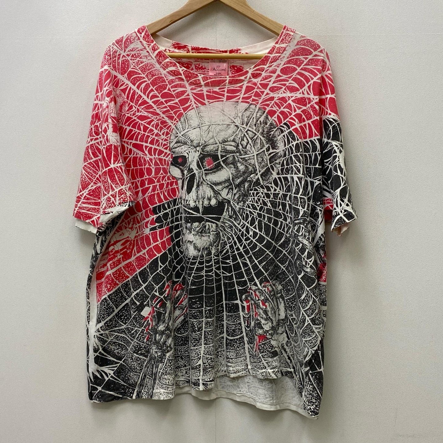 【中古】VINTAGE衣料 | ヴィンテージイリョウ scull spider 半袖Ｔシャツ サイズ：L【加古川店】