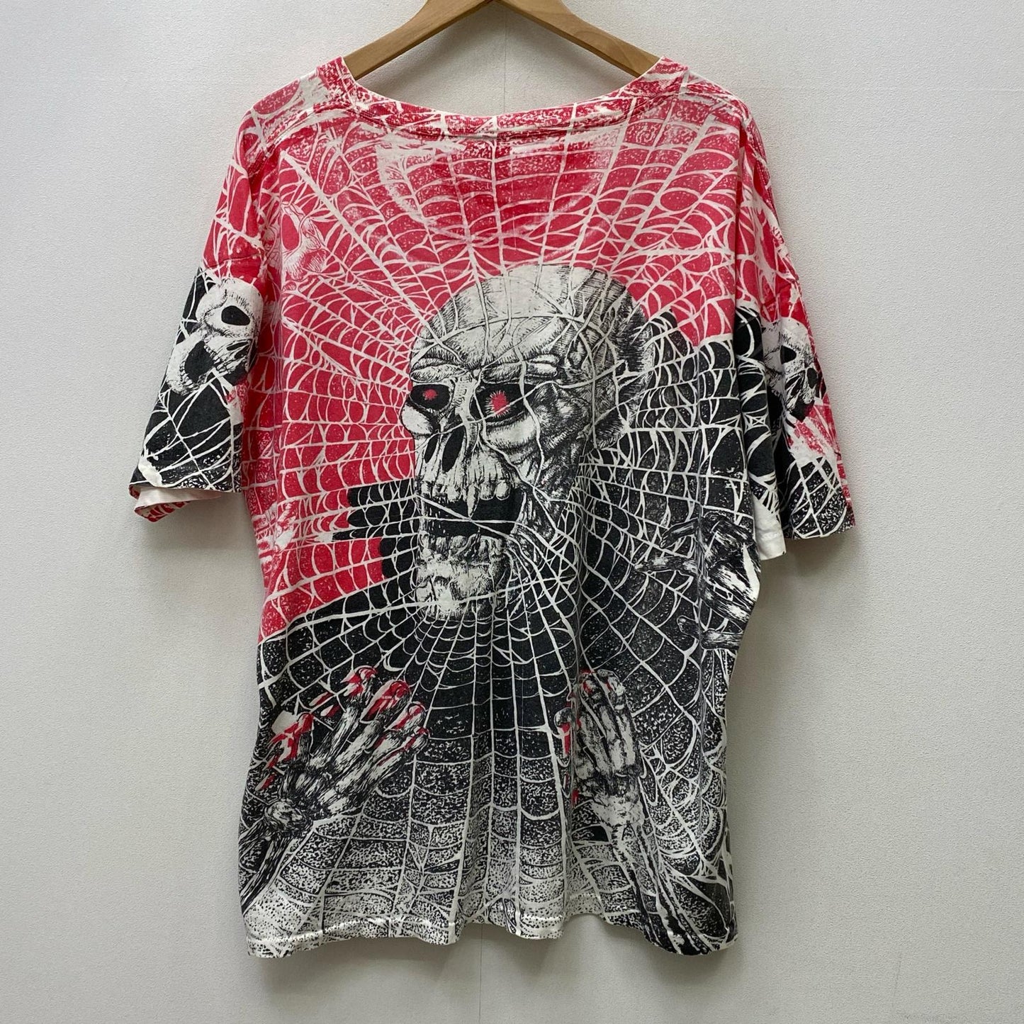 【中古】VINTAGE衣料 | ヴィンテージイリョウ scull spider 半袖Ｔシャツ サイズ：L【加古川店】