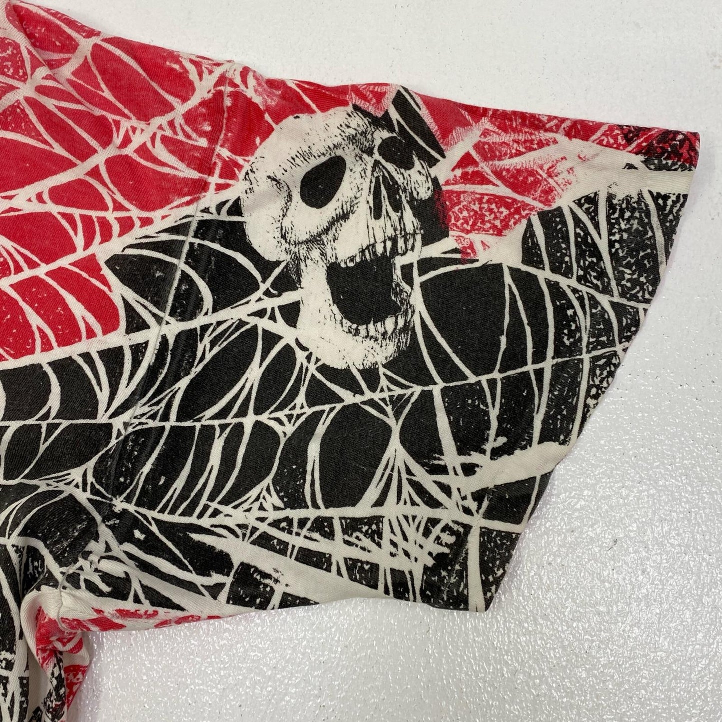 【中古】VINTAGE衣料 | ヴィンテージイリョウ scull spider 半袖Ｔシャツ サイズ：L【加古川店】