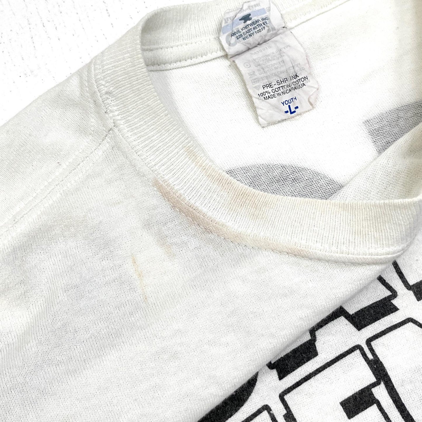 【中古】VINTAGE衣料 | ヴィンテージイリョウ a day to remember 半袖Ｔシャツ ホワイト サイズ：L【加古川店】