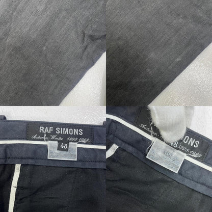 【中古】RAF SIMONS | ラフシモンズ wide trousers その他ボトムス ブラック サイズ：48【加古川店】